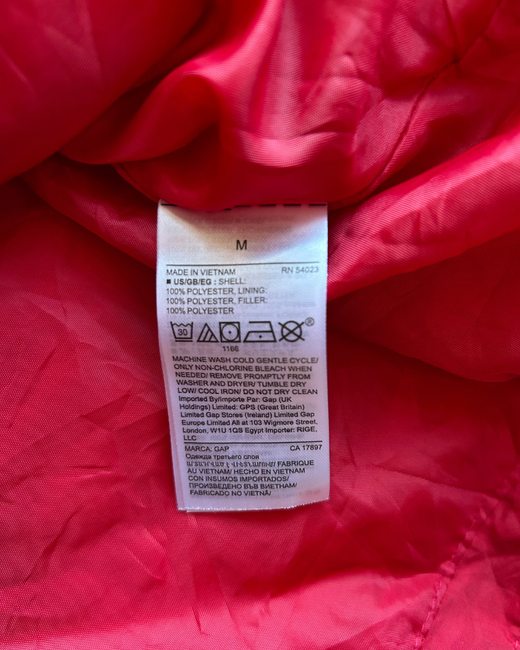 Abrigo sin mangas Gap Mujer Rojo M