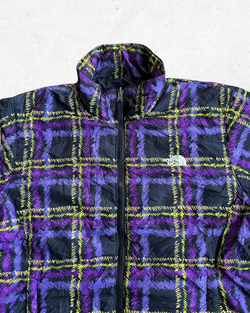 Abrigo The North Face Mujer Morado a Cuadros L