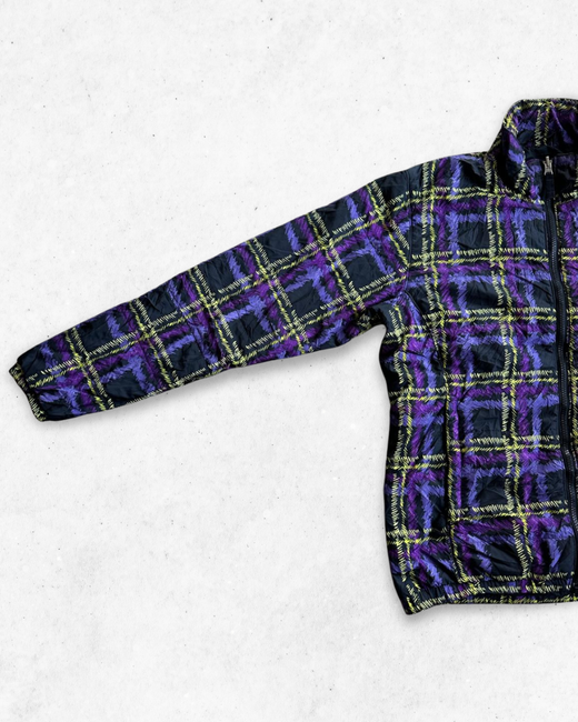 Abrigo The North Face Mujer Morado a Cuadros L