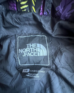 Abrigo The North Face Mujer Morado a Cuadros L