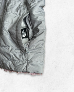 Abrigo The North Face Reversible Niñas Rosa y Gris M - Segunda Mano