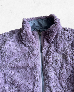 Abrigo The North Face Reversible Niñas Rosa y Gris M - Segunda Mano