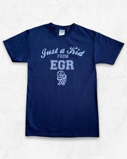 Camiseta American Vintage Basketball EGR Azul Marino S - Segunda Mano