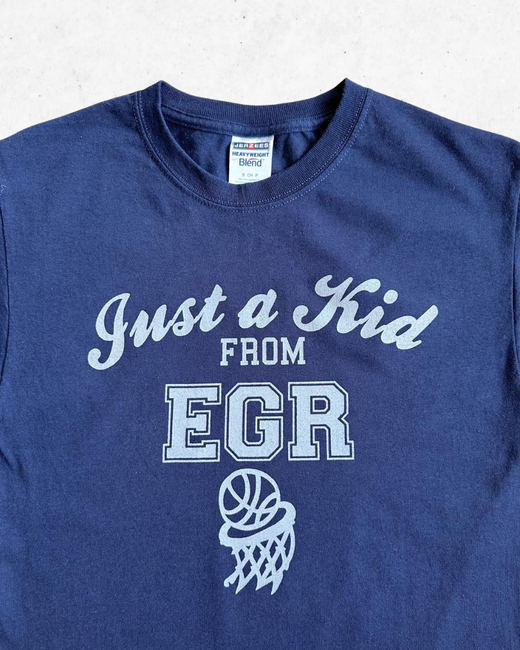 Camiseta American Vintage Basketball EGR Azul Marino S - Segunda Mano