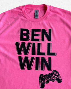 Camiseta American Vintage Ben Will Win Rosa M - Segunda Mano