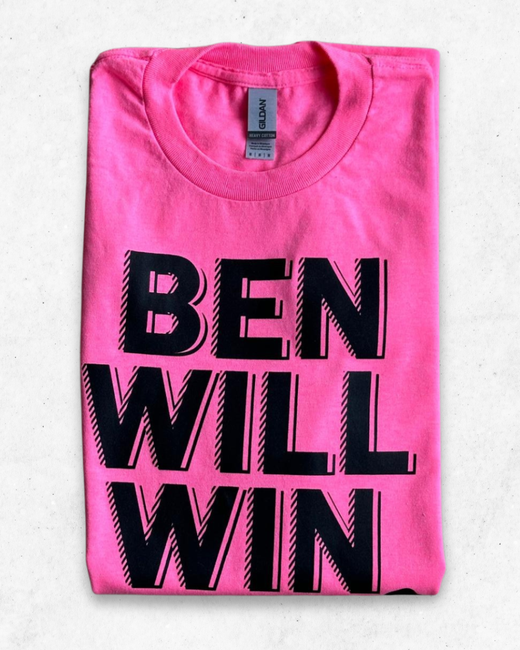 Camiseta American Vintage Ben Will Win Rosa M - Segunda Mano