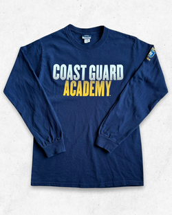 Camiseta American Vintage Coast Guard Academy Azul Marino S - Segunda Mano