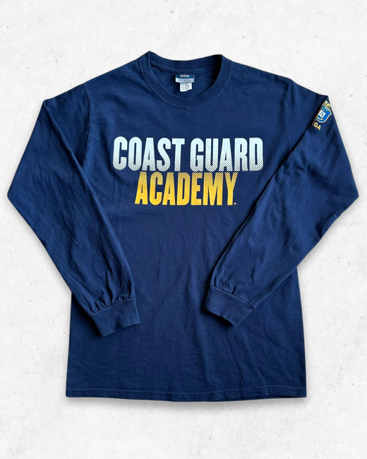 Camiseta American Vintage Coast Guard Academy Azul Marino S