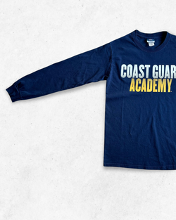 Camiseta American Vintage Coast Guard Academy Azul Marino S - Segunda Mano