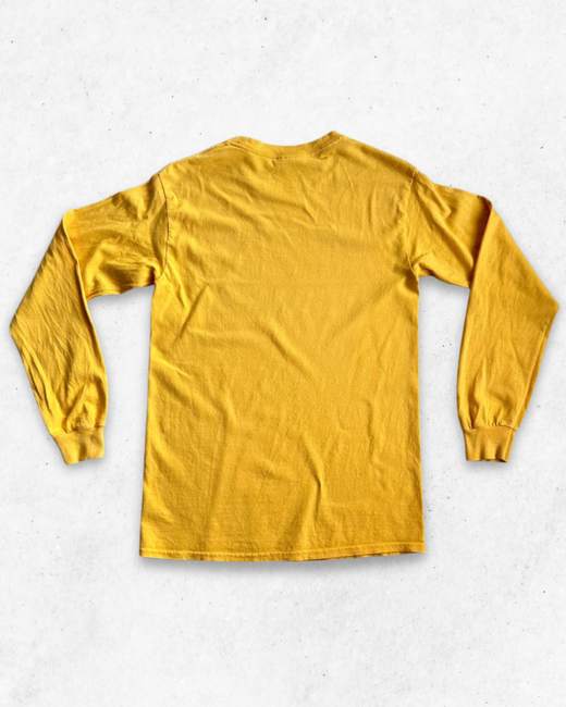 Camiseta de Manga Larga American Vintage Cross Country Comets Amarillo S - Segunda Mano