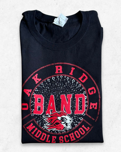 Camiseta American Vintage Oak Ridge Band Negro L - Segunda Mano