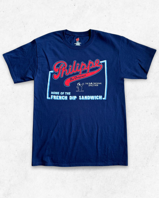 Camiseta American Vintage Philippe The Original Azul Marino M