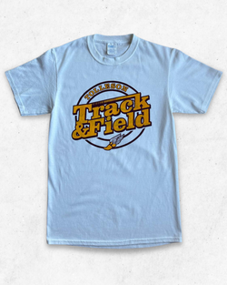 Camiseta American Vintage Track & Field Blanco S - Segunda Mano