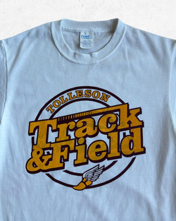Camiseta American Vintage Track & Field Blanco S - Segunda Mano