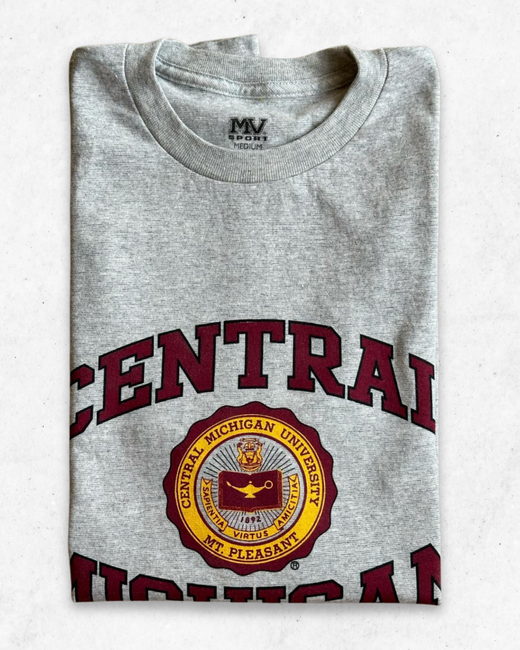 Camiseta American Vintage Central Michigan University Gris M