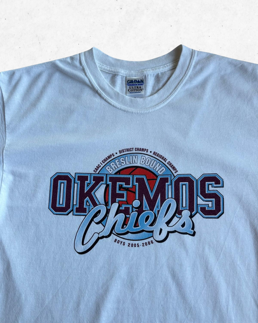 Camiseta American Vintage Okemos Chiefs Blanco L