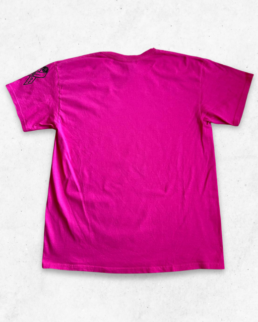 Camiseta American Vintage Ollivier Middle School Fucsia L - Segunda Mano
