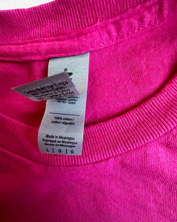 Camiseta American Vintage Ollivier Middle School Fucsia L - Segunda Mano