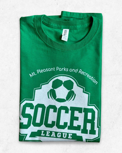 Camiseta American Vintage Soccer League Verde L - Segunda Mano
