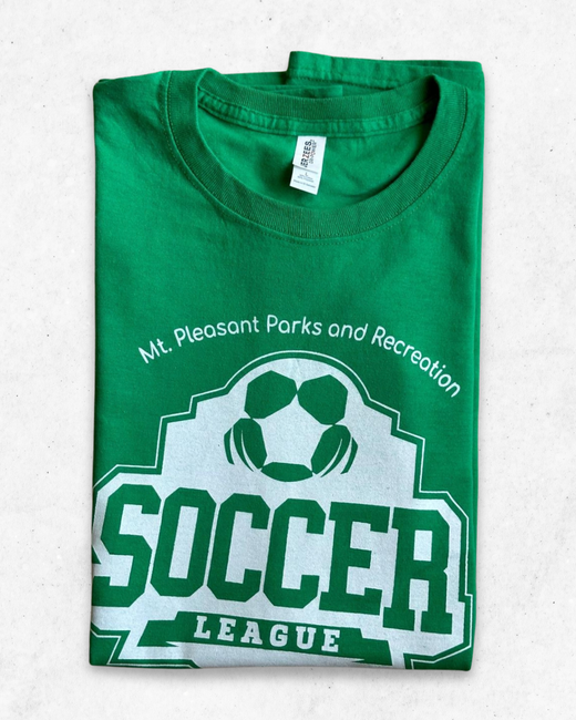 Camiseta American Vintage Soccer League Verde L - Segunda Mano