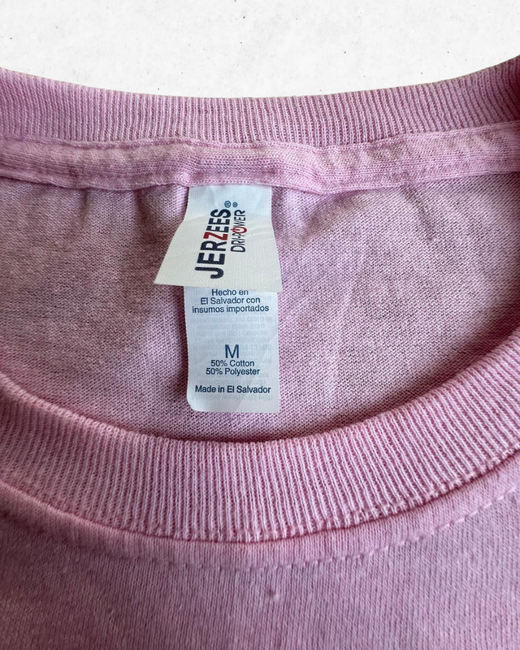 Camiseta American Vintage Strike Out Breast Cancer Rosa M - Segunda Mano