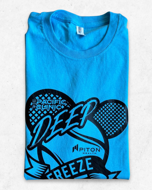 Camiseta American Vintage Tennis Deep Freeze Azul Claro L