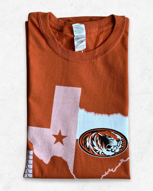 Camiseta American Vintage Texas Naranja L