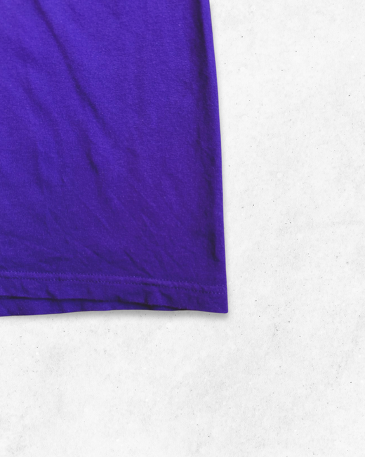 Camiseta American Vintage Western Mustangs Morado S - Segunda Mano