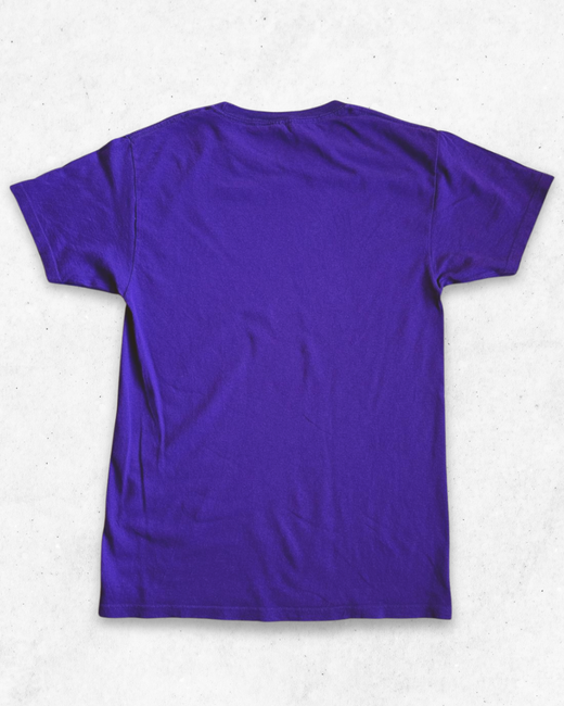 Camiseta American Vintage Western Mustangs Morado S - Segunda Mano