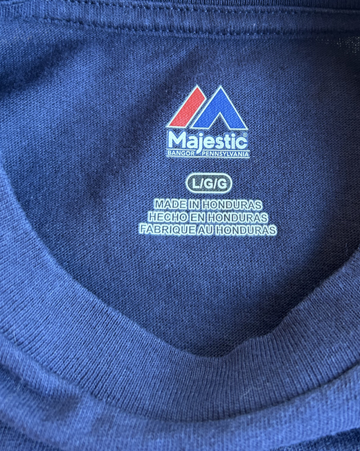 Camiseta de Manga Larga NFL Chicago Bears Azul Marino L