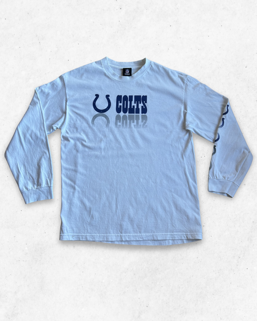 Camiseta de Manga Larga NFL Indianapolis Colts Hombre Blanco L