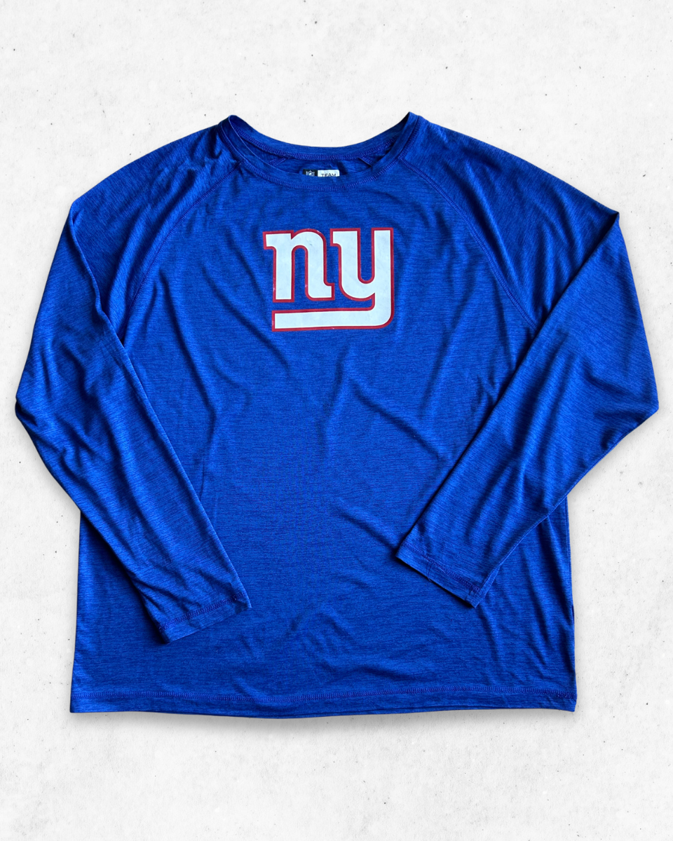 Camiseta de Manga Larga NFL New York Giants Azul XL