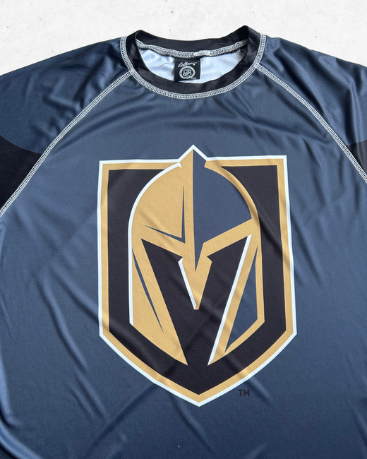 Camiseta de Manga Larga NHL Vegas Golden Knights Gris y Negro XL - Segunda Mano