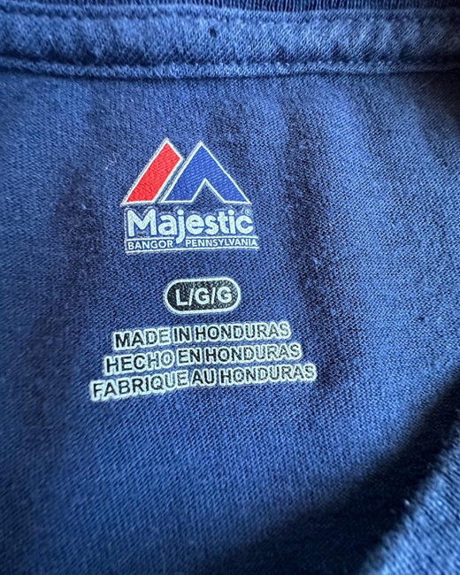 Camiseta MLB Boston Red Sox Champions 2013 Azul Marino L