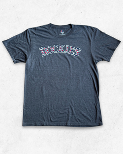 Camiseta MLB Colorado Rockies 19 Blackmon Gris M - Segunda Mano