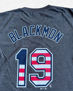 Camiseta MLB Colorado Rockies 19 Blackmon Gris M - Segunda Mano