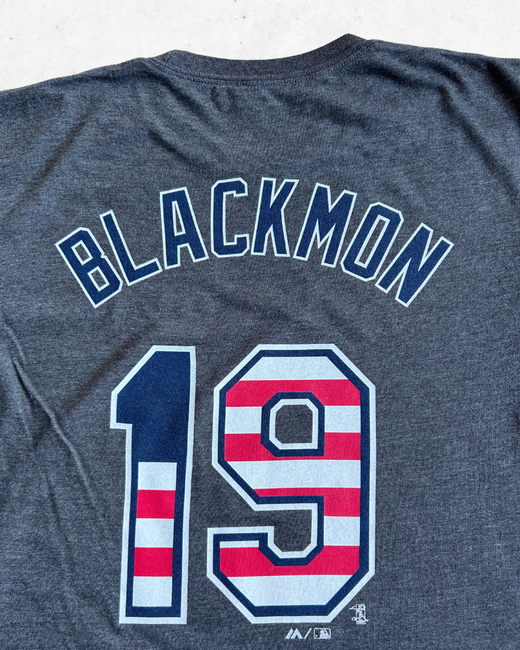 Camiseta MLB Colorado Rockies 19 Blackmon Gris M - Segunda Mano