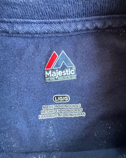 Camiseta MLB Milwaukee Brewers 21 Shaw Azul Marino L