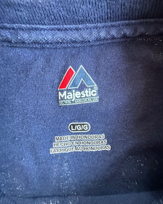 Camiseta MLB Milwaukee Brewers 21 Shaw Azul Marino L