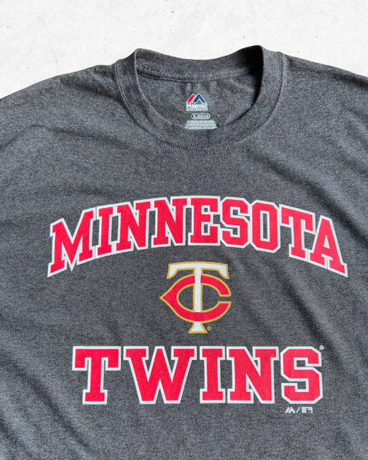 Camiseta MLB Minnesota Twins Gris XL - Segunda Mano
