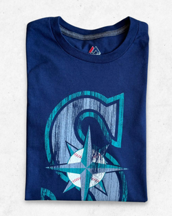 Camiseta MLB Seattle Mariners Azul Marino S