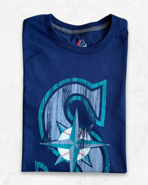 Camiseta MLB Seattle Mariners Azul Marino S