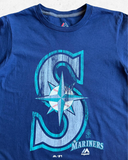 Camiseta MLB Seattle Mariners Azul Marino S