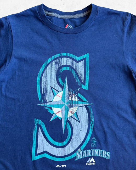 Camiseta MLB Seattle Mariners Azul Marino S