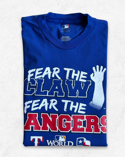 Camiseta MLB Texas Rangers Azul M