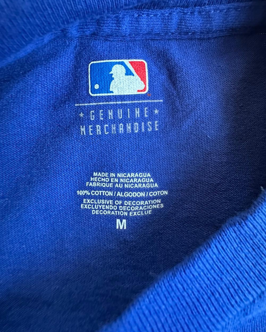 Camiseta MLB Texas Rangers Azul M