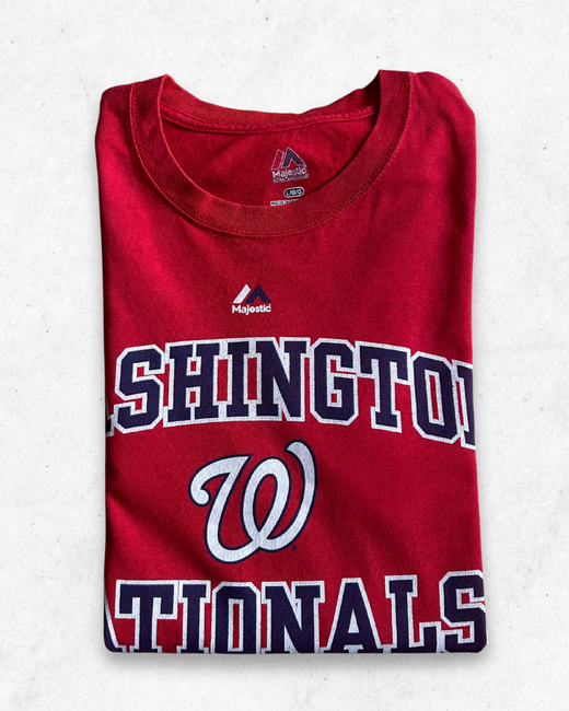 Camiseta MLB Washington Nationals Rojo L - Segunda Mano