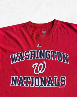 Camiseta MLB Washington Nationals Rojo L - Segunda Mano