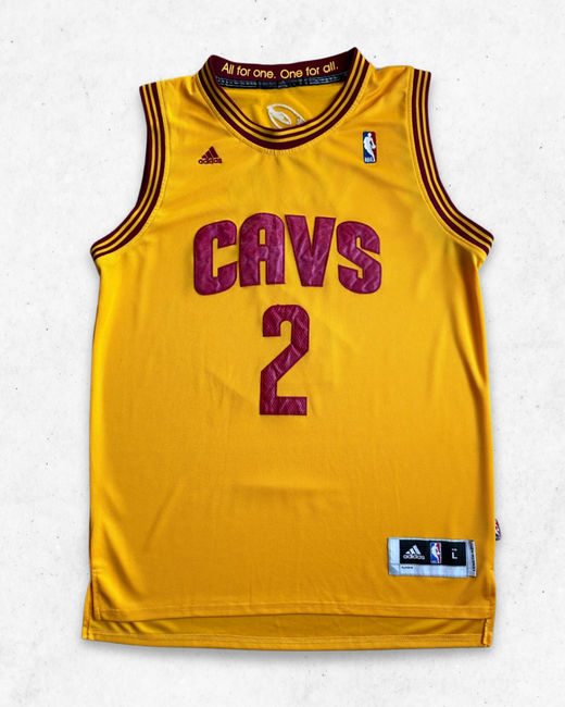 Camiseta NBA Adidas Cleveland Cavaliers 2 Kyrie Irving Amarillo L
