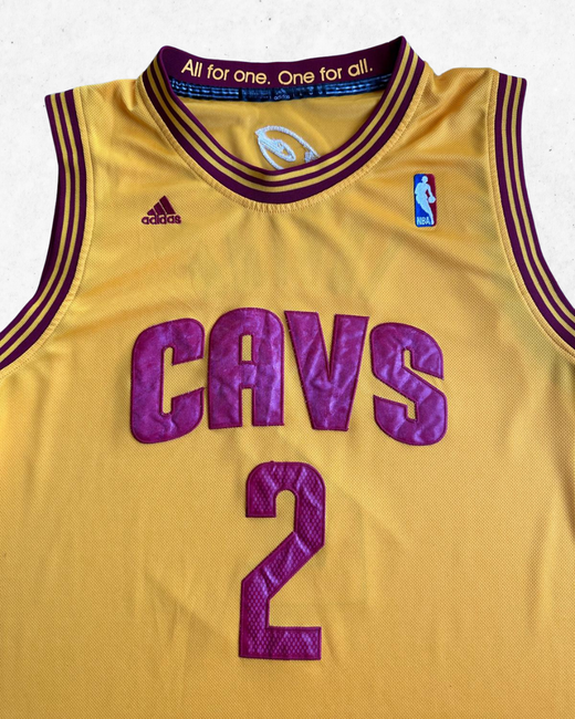 Camiseta NBA Adidas Cleveland Cavaliers 2 Kyrie Irving Amarillo L - Segunda Mano